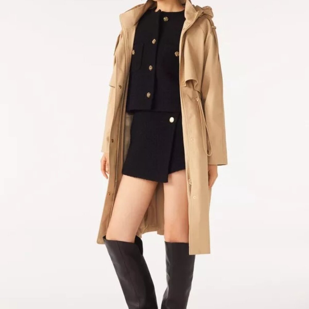 BA&SH Ted Trench coat size 0 NWT
